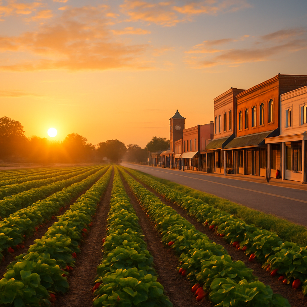 Plant City Florida strawberry fields and historic downtown - BlackRide luxury car service