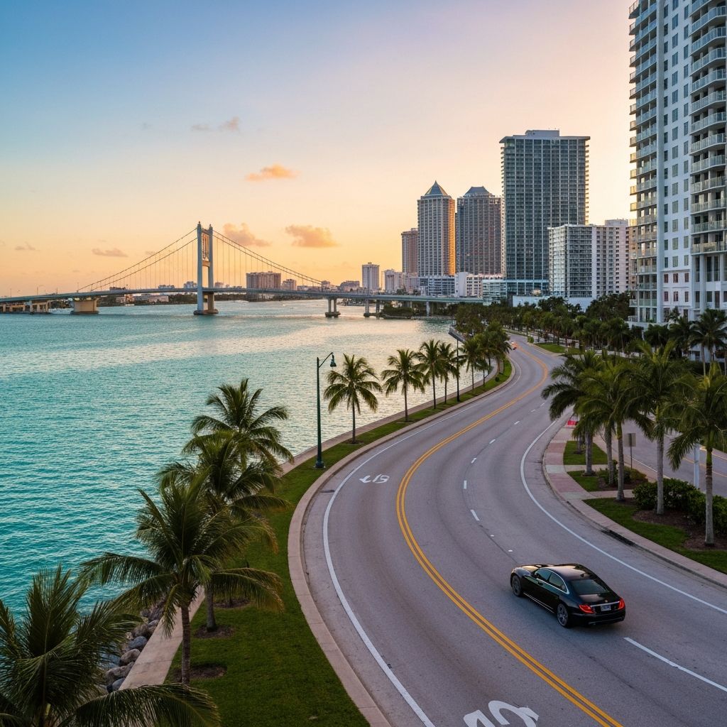 Sarasota Florida waterfront - BlackRide luxury car service