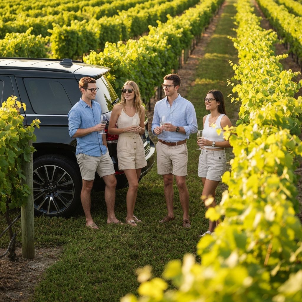 Wine tour and city night tour in Tampa Bay